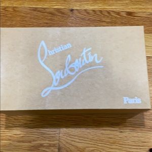 Christian louboutin Leather booties sz 35.5